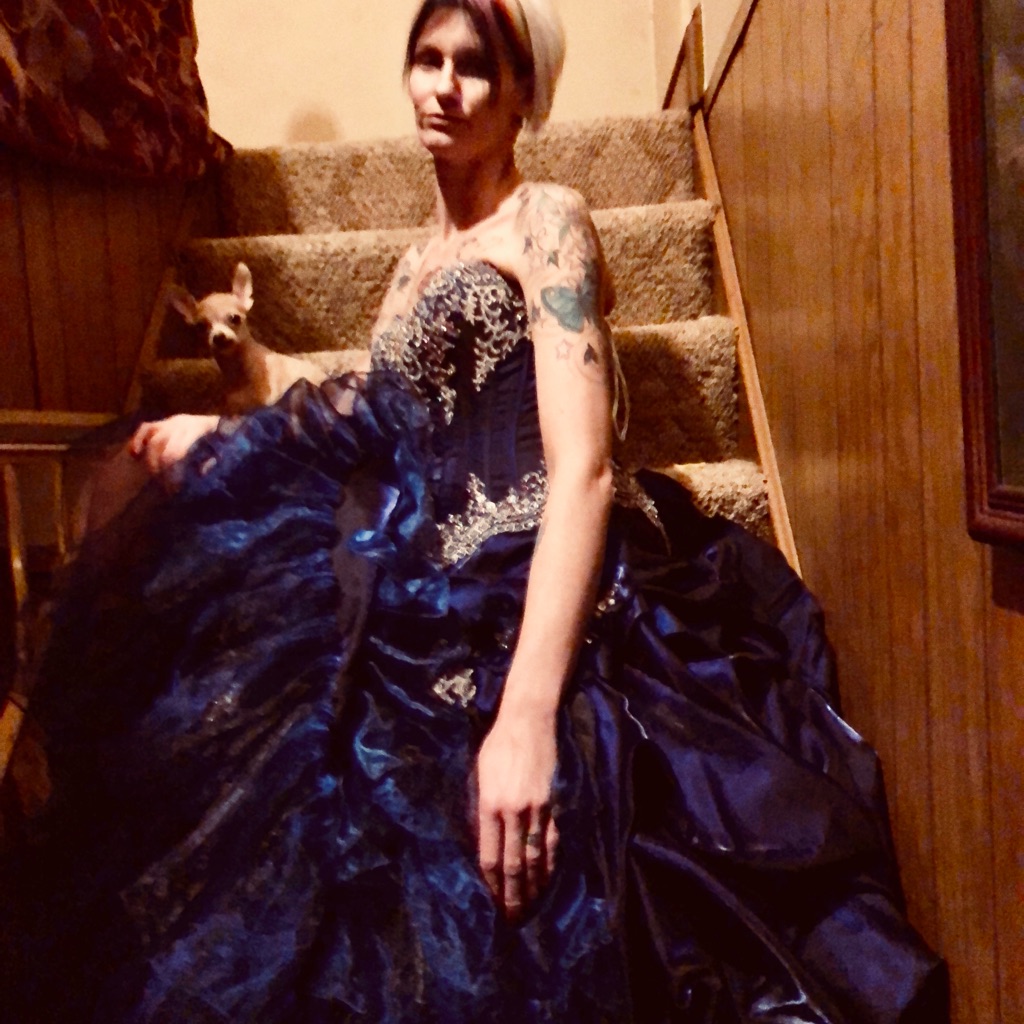 Prom Dress Blue Purple
